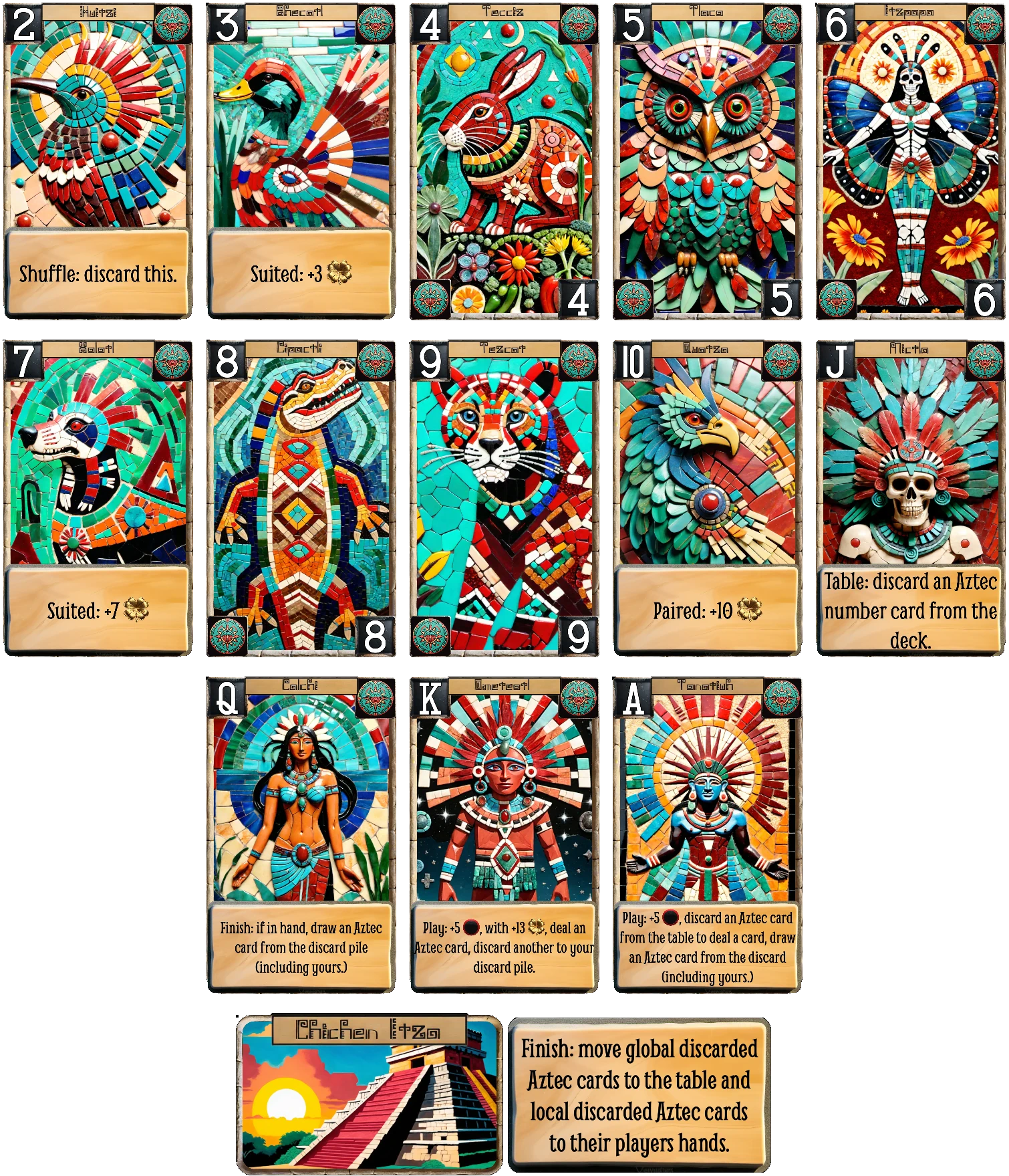 Aztec cards