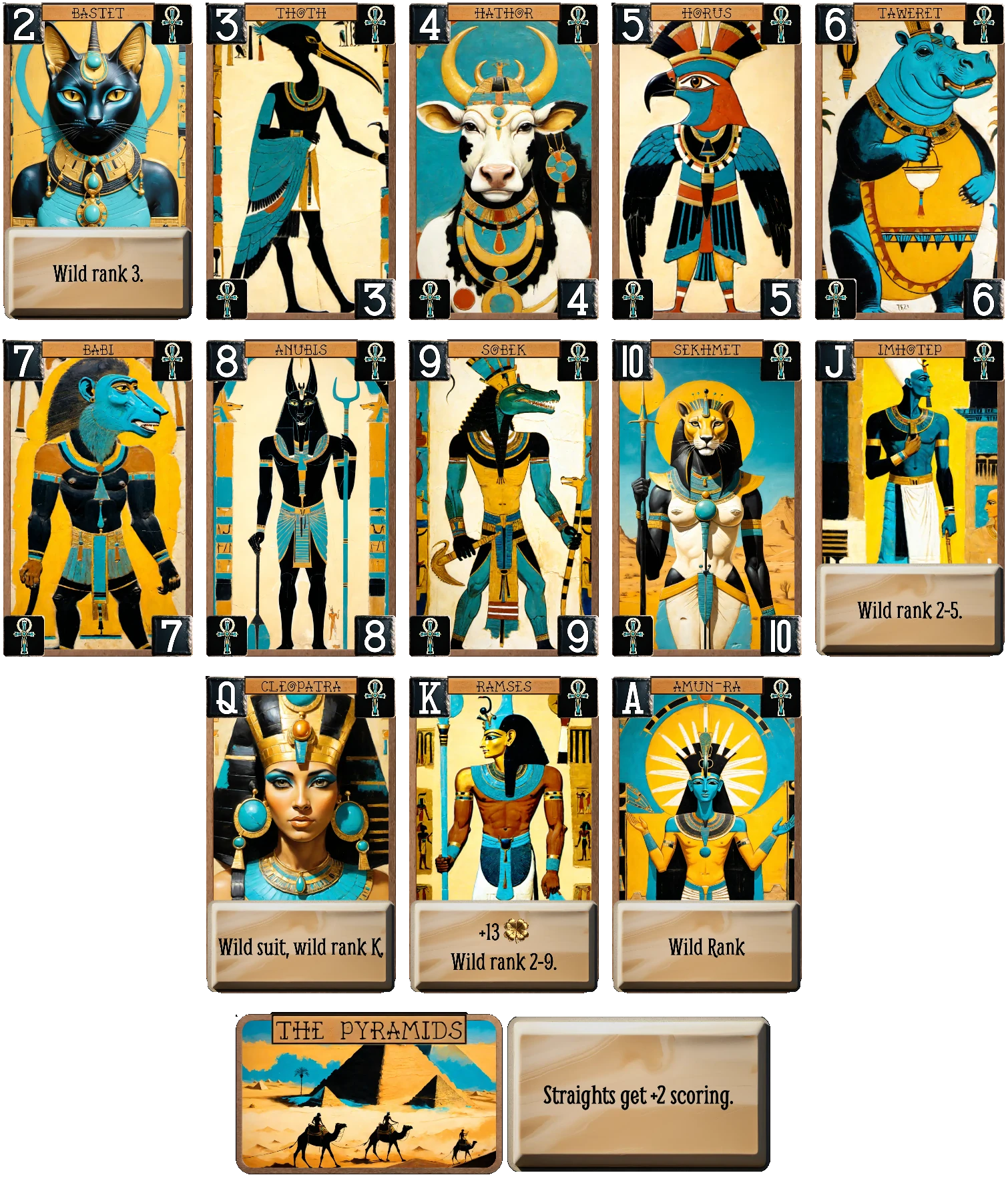Egypt cards